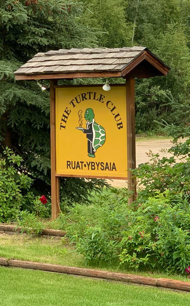 Turtle Club Sign